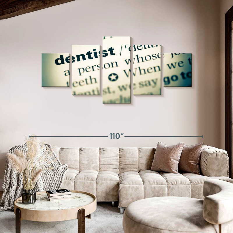 Dentist Definition, 42" H x 92" W