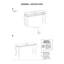 Console transitionnelle avec plateau en verre noir et pieds élégants en acier inoxydable argenté-544526312