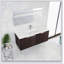 Armoire de salle de bain 48 po avec lavabo en résine, portes à fermeture douce, conception à fixation flottante