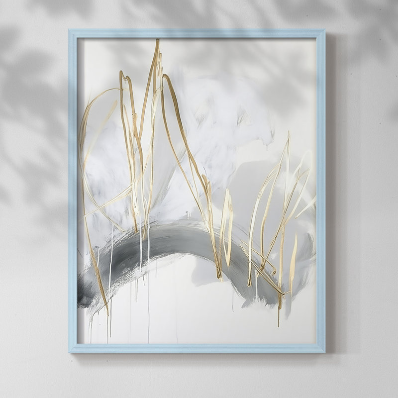 " ABSTRACT Series DCCXXVI " by J Paul, Black, 21" H x 17" W
