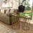 Etchison 3 Piece Gold Metal Accent Table with Mirrored Glass Top Set, 22", 25", 28"H