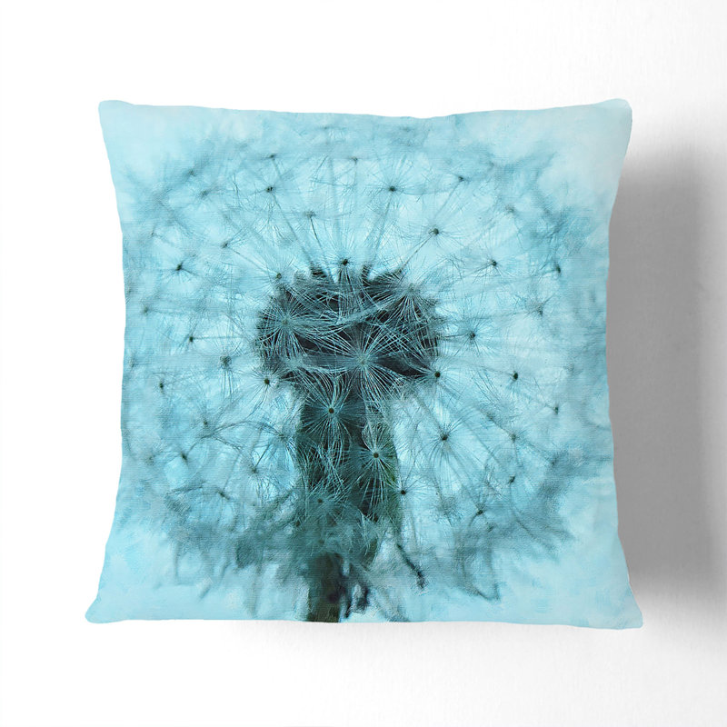 Dandelion Seeds Vol.9 Painting Square Throw Cushion, White, 55cm H x 55cm W x 20cm D