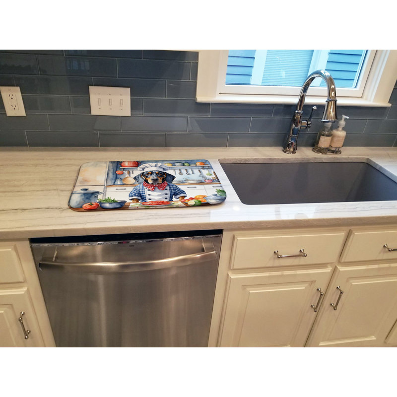 Tapis de séchage Bluetick Coonhound The Chef