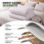 Protège-matelas chauffant, surmatelas électrique matelassé à poches profondes avec 10 réglages-118621558