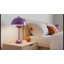 Lampe de table dôme moderne avec abat-jour en métal - petite lampe de bureau décorative pour chambre à coucher, salon ou bureau-700513989