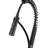 Ruvati Seneca Matte Black Single Handle Pull Down Kitchen Faucet Spiral Pro Style with Pre-Rinse Spray Hose-114396998