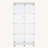 Lighted Two Door Glass Cabinet Glass Display Cabinet With 4 Shelves-419100709