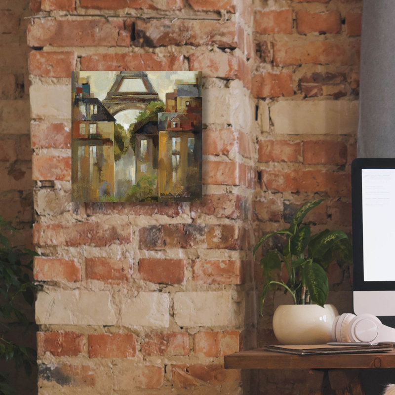 «Paris Late Summer» par Silvia Vassileva, art mural sur toile, H 12 po x l 12 po
