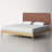Tamita Leather Platform Bed-1806377550-1806377546