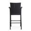 Paire de tabourets de bar modernes gris
