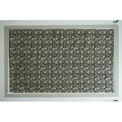  Store romain et store 50 x 60 - motifs exquis imprimés à la main, Manikarnika, vert