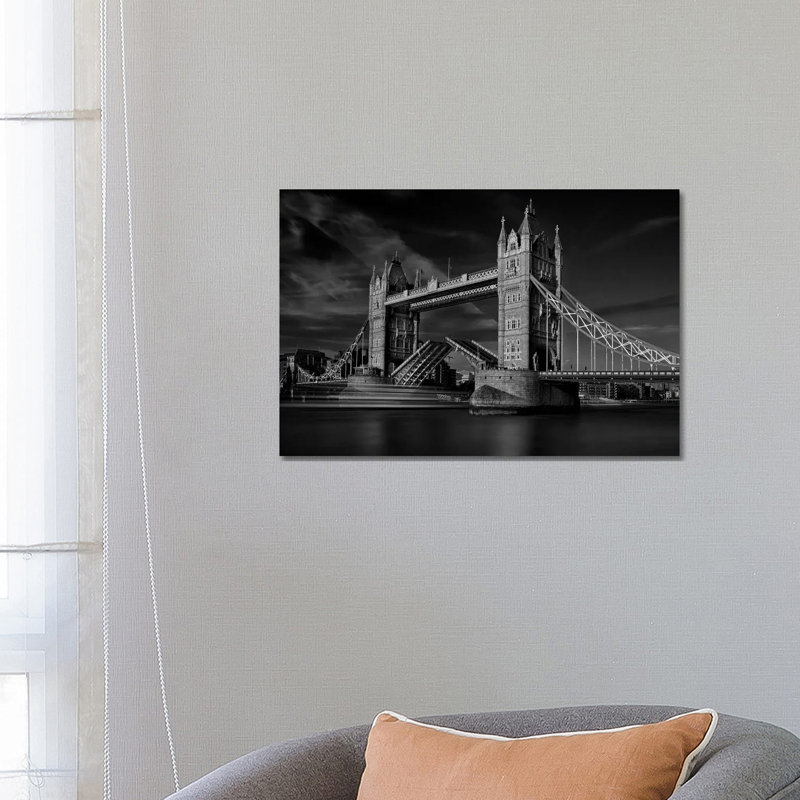 Bridge 1 Piece Wrapped Canvas Wall Art, 66.04 cm H x 45.72 cm W x 3.175 cm D