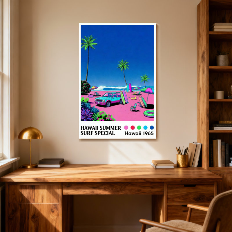 Paysage et nature Hawaii Summer Surf, H 24 po x l 16 po