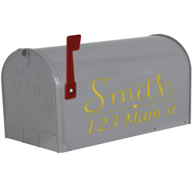 Couvercle de boîte aux lettres personnalisé autocollant