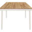 Naturel, blanc cassé, table de salle à manger rectangulaire, tablier décoratif, largeur de table, cuisine de salle à manger