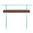 Kayley 39.4'' Glass Top Console Table-594979246