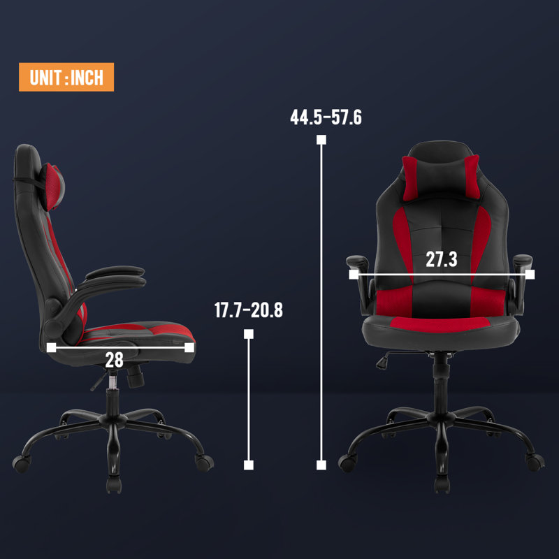 Fauteuil de jeu Alaire, Rouge / Noir