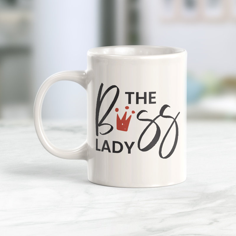 La tasse à café The Boss Lady, 11 oz, Plastique