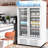Beverage Refrigerators, Display Fridge 26 Cu.Ft, Commercial Refrigerators With Adjustable Removable Shelves And LED Light, Stand Up Freezer, Drink Fridge For Home Restaurant Stores, White