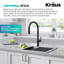 Oletto Single Handle Pull-Down Kitchen Faucet-53024490