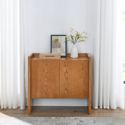 Sideboard, Buffet Cabinet With Storage, Rustic Storage Cabinet For Entryway, Hallway, Living Room, Kitchen, Dining Room, 33.9"×15"×31.5"