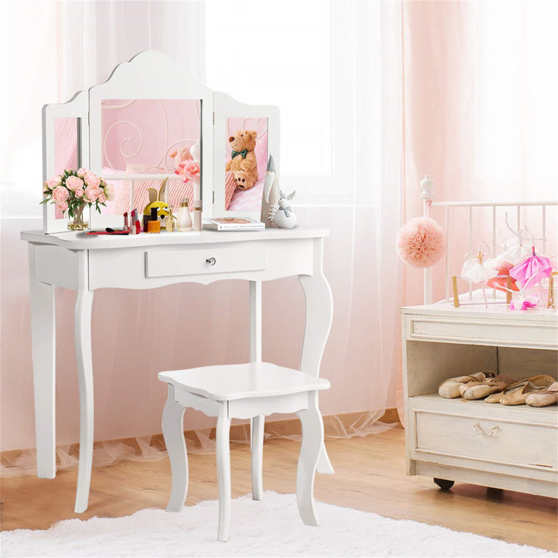 Pinajian Dressing Table with Mirror