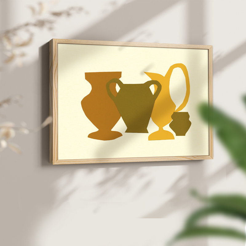 «Posing Pottery II», reproduction encadrée, Naturel, H 11 po x l 14 po