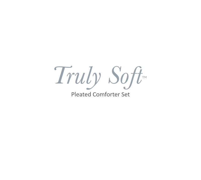 Twin XL Light Blue Microfiber Down Alternative Comforter Set