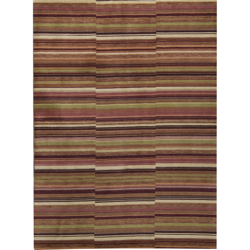 Tapis multicolore de haute qualité noué à la main Gabbeh, Rectangle 8'8" x 11'10"