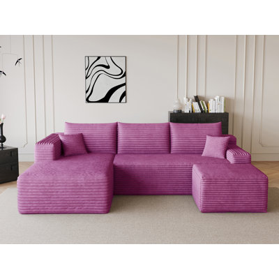 Boneless 94" Sectional Sofa With Deep Seat
