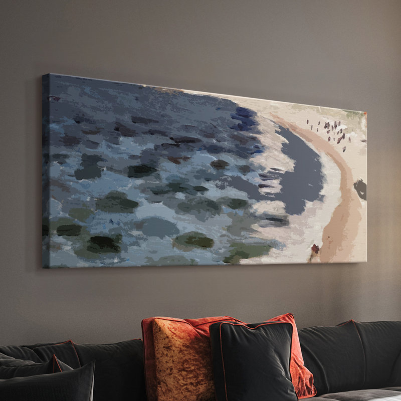Série paysage - CCLXIV - Toile tendue avec châssis - Prêt à accrocher, H 16 po x l 32 po