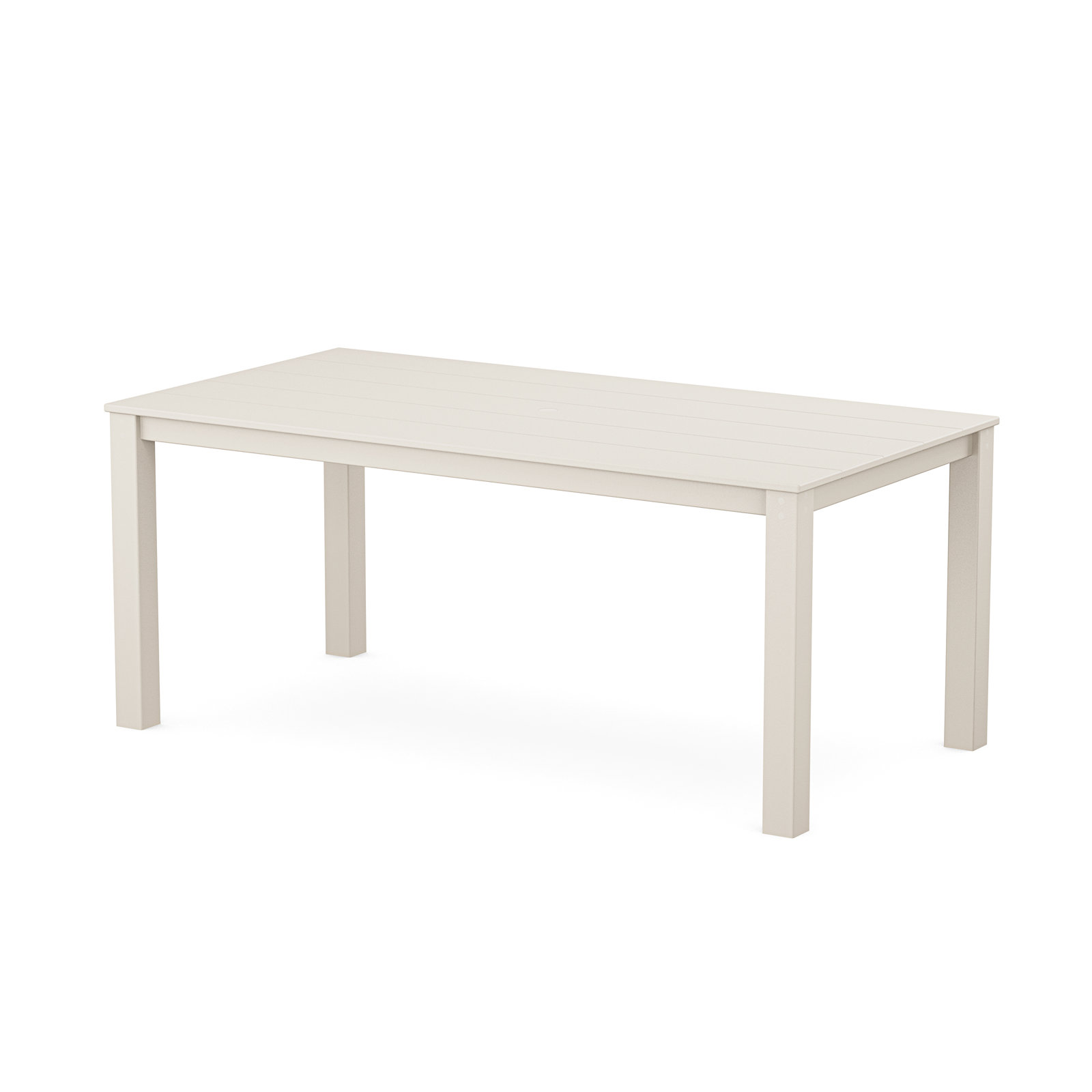 POLYWOOD® Tables 72" Patio Dining Table, Sand