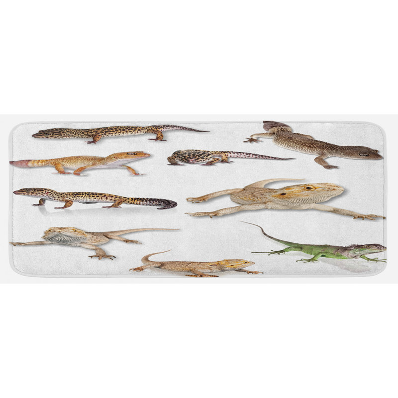 Tapis de cuisine reptile
