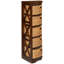 5 tiroirs de rangement en bois massif-828076875