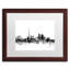 « toronto canada horizon b&w », reproduction d’impression sur toile encadrée-17765990-68754685