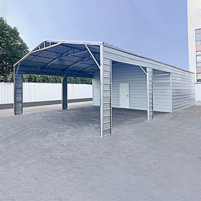 23FT X 46FT Garage Storage Shed – Reinforced Metal Storage Building With 2 Doors
