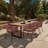 Fabiano Rectangular 8 - Person 235cm Long Dining Set with Cushions and Umbrella-330342923