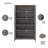 Universal Storage 36'' Wide 5 - Shelf Storage Cabinet-61386161