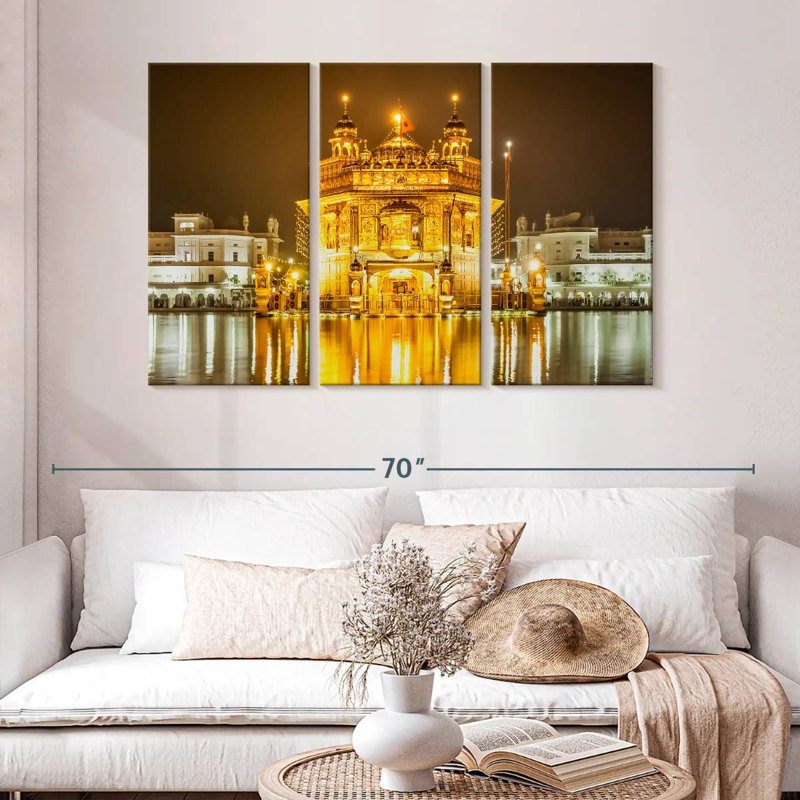 Nicci Golden Temple, H 32 po x l 50 po