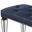 Banc capitonné foncé et noir foncé