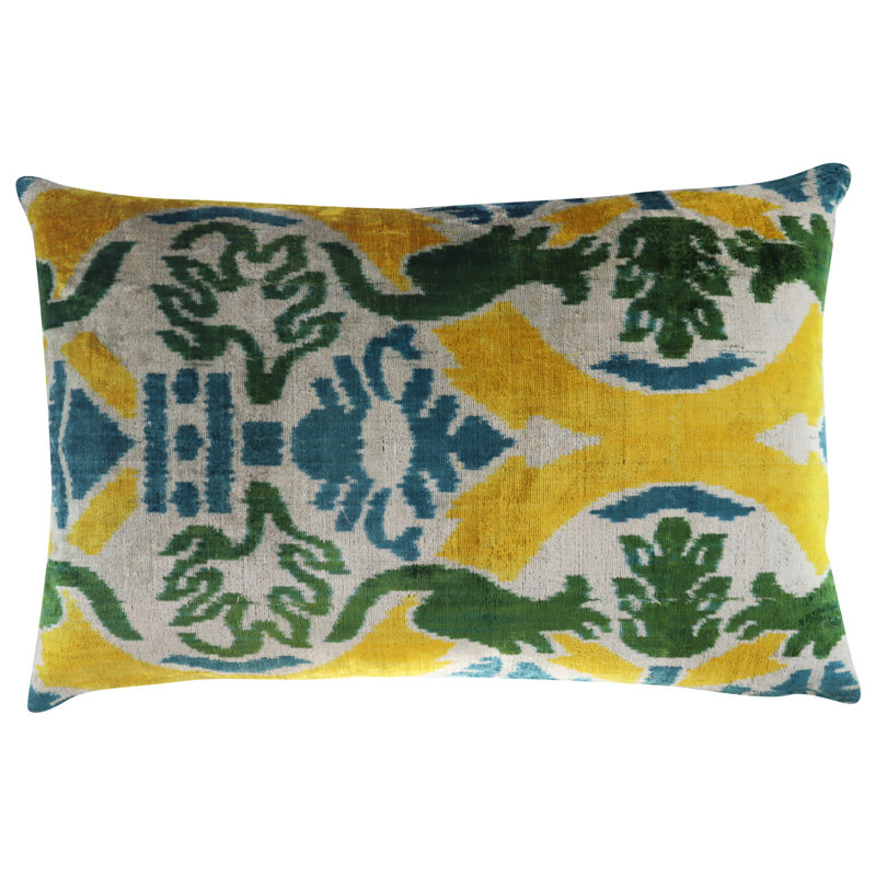 Velvet Lumbar Pillow Cover & Insert