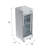 Commercial Reach in Freezer with Glass Door in Stainless Steel