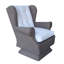 Fauteuil pivotant en polyester 31,8 po Palmyra