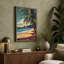 Tropical Beach Retreat Coastal - Wrapped Canvas-423461523-423461524