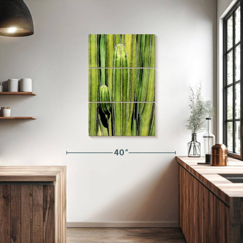 Harnek Cactus Overlay, 38" H x 24" W