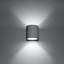 Skedee Concrete Flush Mounted Sconce-808992234
