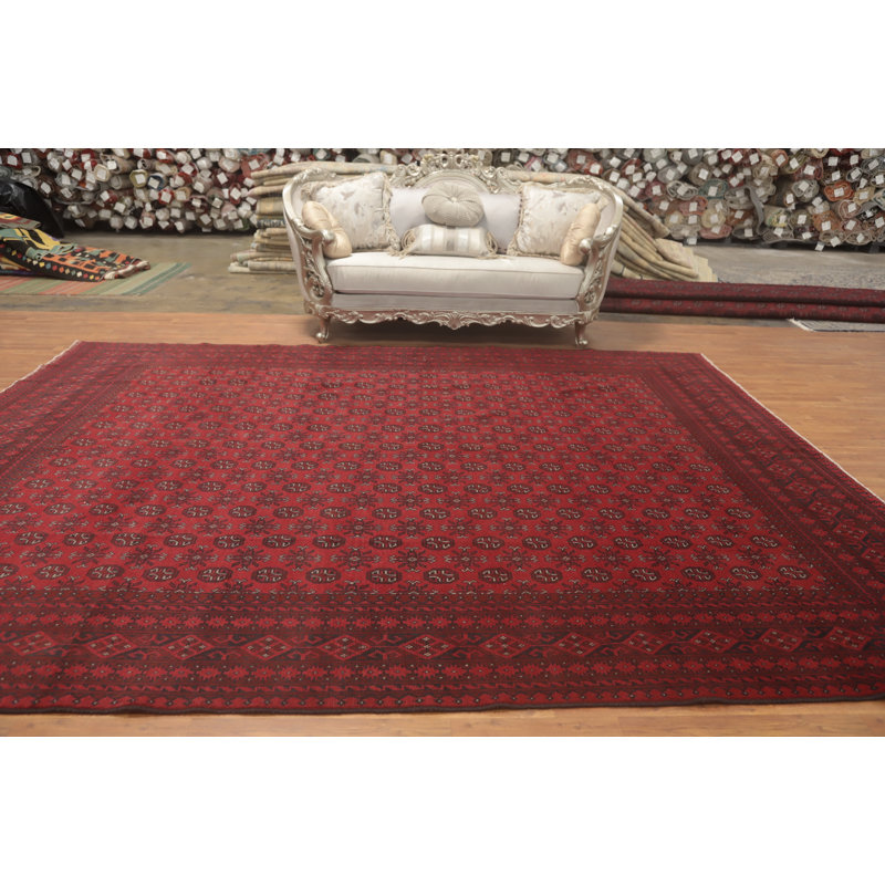 Tapis tribal oriental afghan 10 x 13