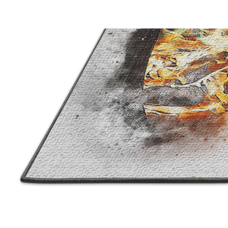 Tapis gris feu, Rectangle 2 pi x 3 pi