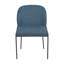 High Back Upholstered Dining Chairs with Metal Legs-445965729