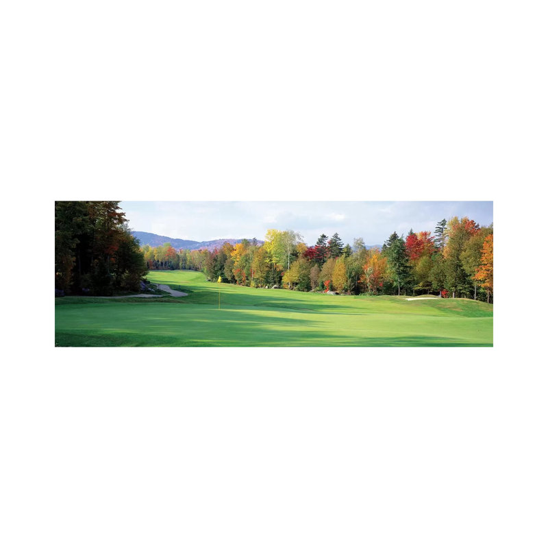 New England Golf Course New England USA by Panoramic Images - Wrapped Canvas Panoramic Print